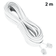 thumbnail image 2 of Cable telefónico a cable de extensión telefónica modular macho, cable telefónico con acopladores de línea de enchufe RJ11 estándar, 2 of 8