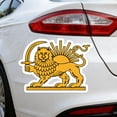 thumbnail image 3 of EGNMCR Iranian Flag Car Stickers In Multiple Sizes 5pc cup sleeve, 3 of 8