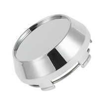 Unique Bargains 60mm 2.36" OD Universal Car Wheel Hub Center Caps Auto Hub Covers Plastic Chrome Silver Tone