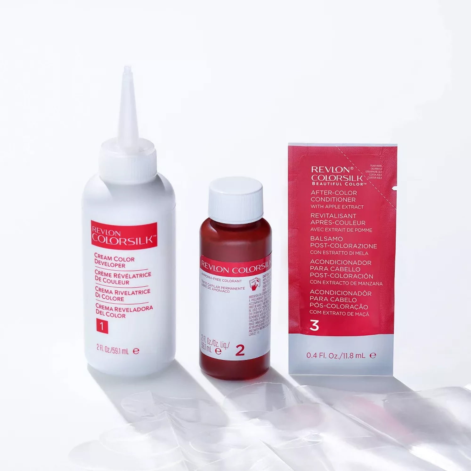 Revlon ColorSilk Hair Color, 100% Gray Coverage, 30 Dark Brown, Pack of 3 -  Walmart.com, image size:1500x1500