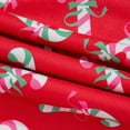 thumbnail image 5 of Tiweut Womens Christmas Pajamas Sets Candy Cane Print Short Sleeve Lapel Button Down Tshirts and Shorts Ruffle Loungewear Ladies Sleepwear Suit,RD1,2XL, 5 of 8
