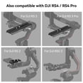 thumbnail image 2 of Placa de liberación rápida SMALLRIG para DJI RS 2/RSC 2/RS 3 Gimbal, 2 of 7
