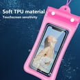 thumbnail image 4 of Waterproof Phone Pouch,IPX8 Swimming Sealed Cell Phone Bag,Underwater Screen Touchable,Waterproof Phone Pouch Floating Snorkeling,Adjustable Lanyard,Cruise Essentials, 4 of 6