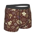thumbnail image 3 of Haiem Coffee and Flowers Men's Boxer Briefs, Every Day Comfort Stretch Cotton Moisture-Wicking Underwear-Small, 3 of 9
