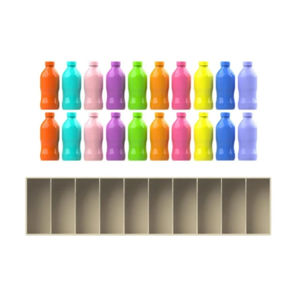 Juego de combinación de colores, actividad grupal, desafío de botellas, juego de adivinanzas, juegos de mesa