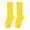 Yellow, variant on Caywon Adorable Kids' Ruffle Socks with Scalloped Trim, Ribbed Mid Calf Stretch Socks for Girls and Boys Fall and Spring