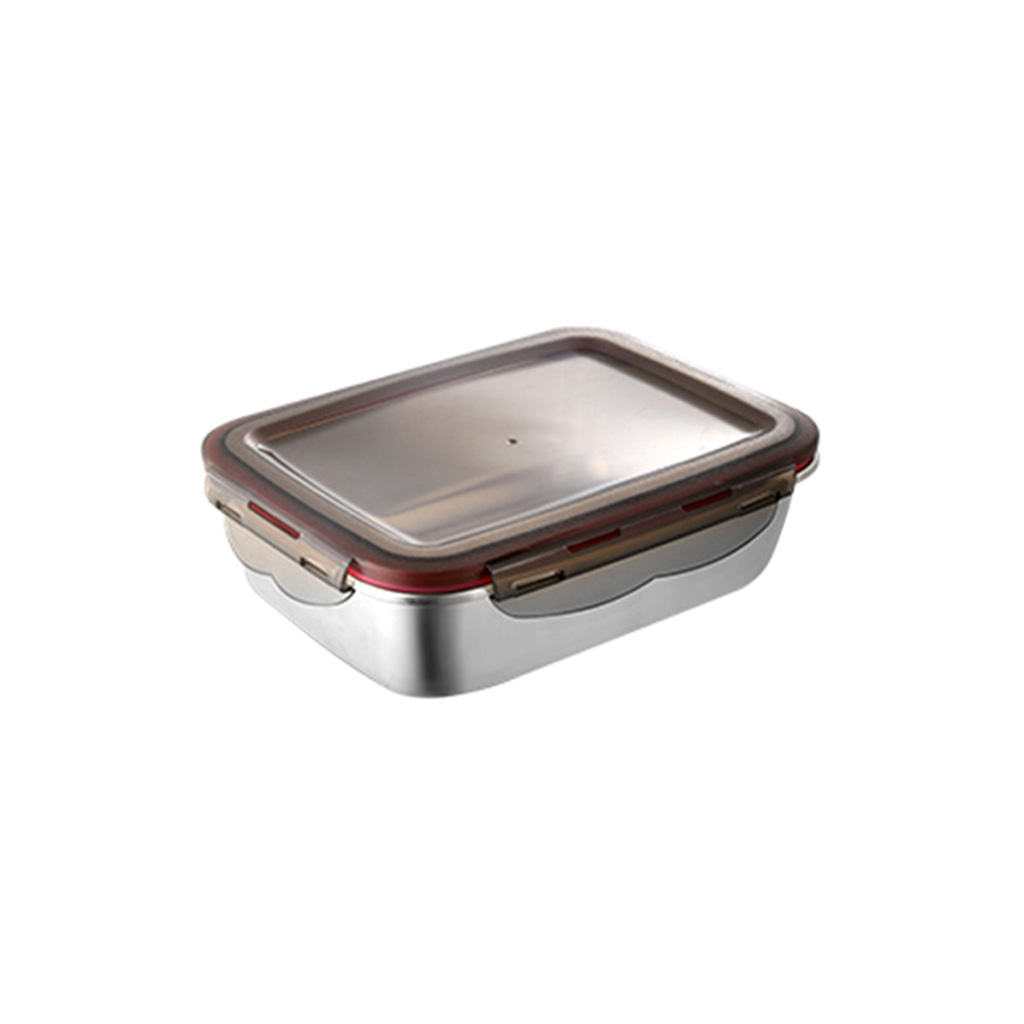 STI-304 3 Compartments PS Bento/Lunch Box Meal Prep Containers