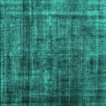 thumbnail image 1 of Ahgly Company Indoor Square Abstract Turquoise Blue Contemporary Area Rugs, 5' Square, 1 of 4