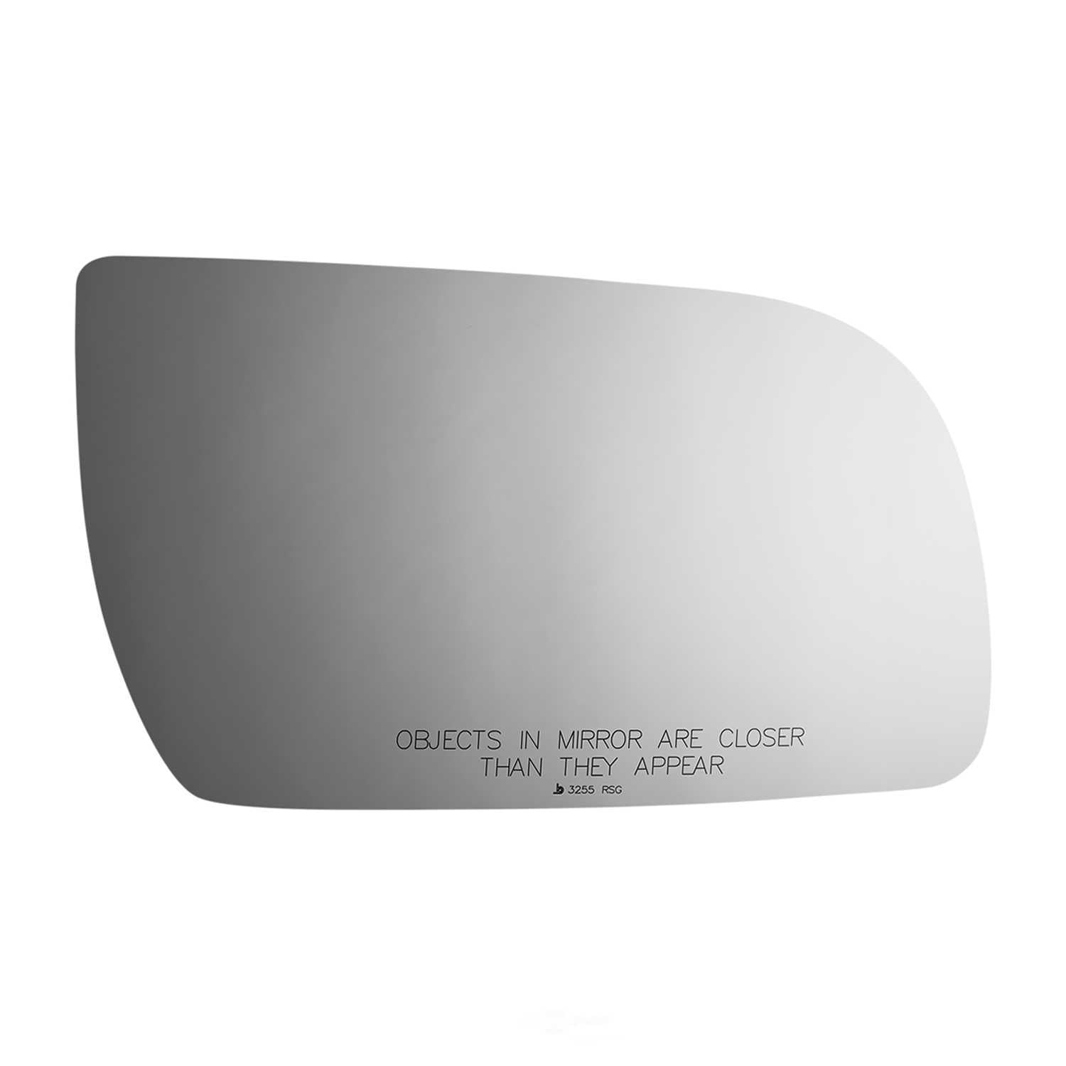 Burco Side View Mirror Replacement Glass with Motor Mount Plate - Clear Glass - 3255RSG