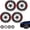 4-red, variant on 3D Vehicle Tire Lettering Stickers, Waterproof Universal Wheel Rim Decals, 4 Pack Raised Sport Tire Decor Stickers for SUV Sedan Truck Motorcycle Exterior DIY