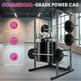 thumbnail image 6 of Squat Rack Power Cage, 1200LB Frame Power Rack, 2”x2”Square Multi - Function Home Gym Squat Rack with J-Hooks for Fitness Workouts, 6 of 7
