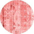 thumbnail image 1 of Ahgly Company Indoor Round Persian Red Traditional Area Rugs, 4' Round, 1 of 4