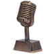 thumbnail image 1 of LetCart Trofeo De Premio De Música Micrófono Decorativo De Resina Sintética Adorno De Mesa Para Competencia De Canto En Casa, 1 of 14