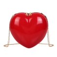 thumbnail image 2 of Bolsos Bandolera Con Cadena Hombro para Mujer Con Corazón para Niñas (rojo), 2 of 8