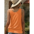 thumbnail image 6 of Women Summer Deep V Neck Tank Top Loose Fit Flowy Sleeveless Shirt, 6 of 6