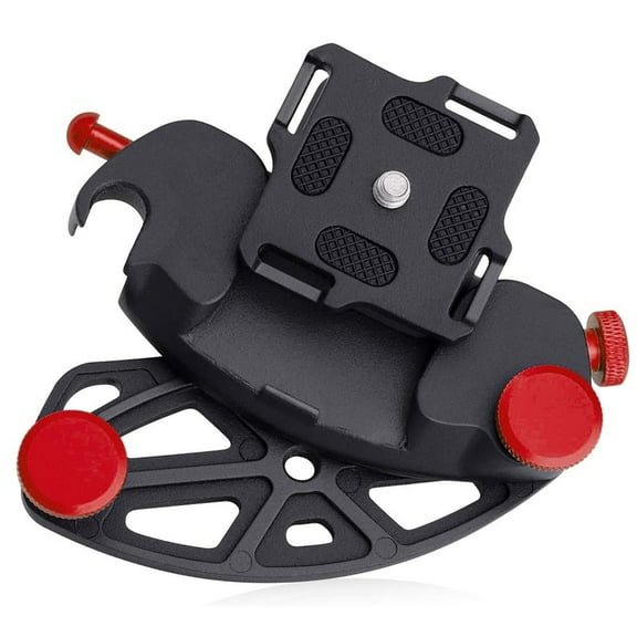 Quick Release Camera Waist Belt Clip Strong Bearing Capacity up to 20kg for Hiking, Biking, and Snowboarding