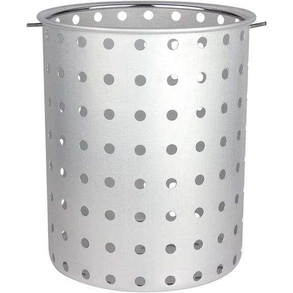 AFB-30 Aluminum Frying Basket Pots, 30-Quart, Stainless Steel
