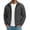 #H-Dark Gray, variant on TRUNZI Men's Zip Up Jackets Long Sleeves Stand Collar Casual Daily Outdoor Lightweight Jackets with Pockets,Black,Size XL