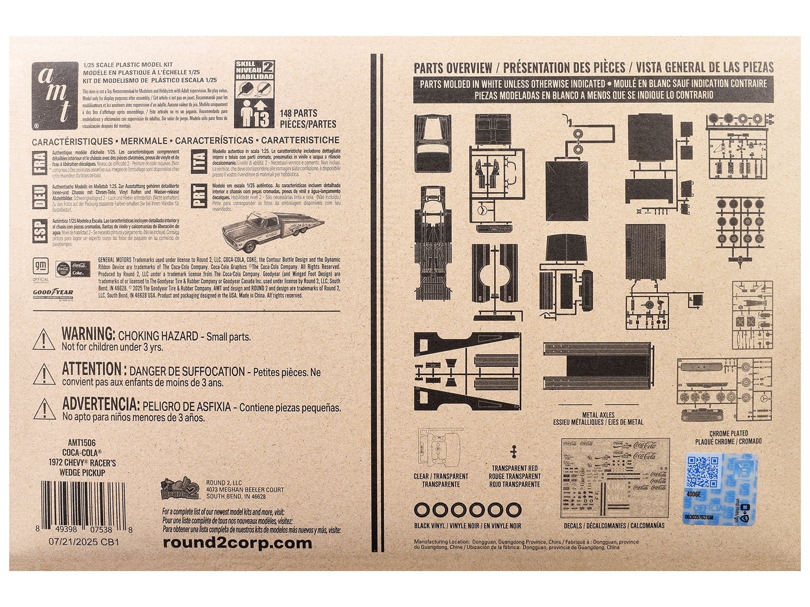 1972 Chevy Racer's Wedge Pickup Coke AMT Model Kit