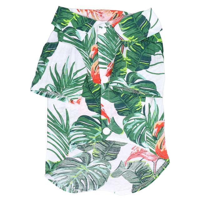 Camisa hawaiana para mascotas, camiseta de verano para perros estilo hawaiano, adecuada para perros medianos y pequeños, gatos