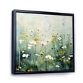 thumbnail image 2 of Designart "violet Tranquil Oasis" Abstract Botanicals Floater Framed Canvas Print, 2 of 7