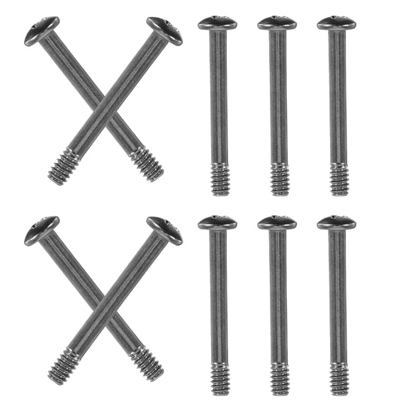 YOSADIER 10pcs Flat Iron Screws for PC Cooling Fans and Components, Hardware for Easy Assembly and Secure Installation