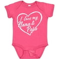 thumbnail image 3 of Inktastic I Love My Nana and Papa in White Chalk Heart Boys or Girls Baby Bodysuit, 3 of 5