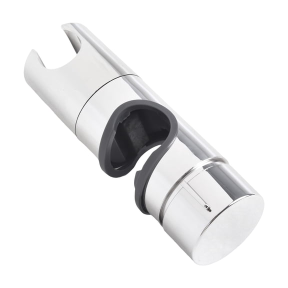 linyes Adjustable Shower Head Holder for Slide Bar 18-25MM Head Bracket Holder for Slide Bar Slider Clamp Bathroom Replacement 360 Degree Rotation Sprayer Holder