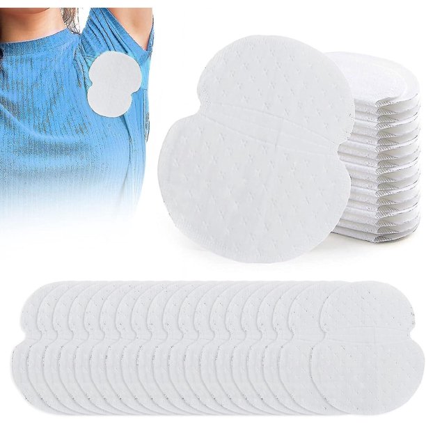40 almohadillas para el sudor de las axilas para mujeres y hombres para mantener las axilas secas y la ropa limpia Almohadillas autoadhesivas para protectores de axilas Almohadillas absorben