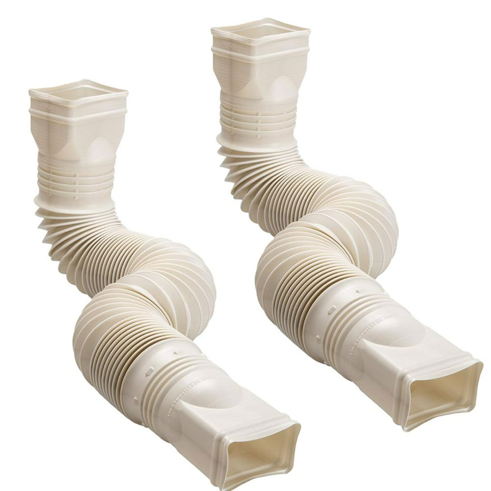 2Pack Limestone Flexible Downspout Extension Gutter Connector