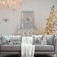 thumbnail image 3 of Christmas Pillow Covers 18x18 Set of 4 Christmas Decorations Snowman Deer Christmas Tree Winter Holiday Decor Throw Cushion Case for Home Couch, 3 of 7
