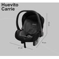 thumbnail image 4 of Autoasiento para carro Huevito Porta Bebe Carrie Modelo negro, 4 of 4