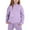 R1262 Purple, variant on Ruiwill Girl Outfit Set Long Sleeve Hooded Pullover Jogger Pants Outfit Soft Casual Two Piece Comfy Tracksuit For Big Kids Toddler Loungewear Crew Neck Print Girl Clothes Black Size 5-6 Years