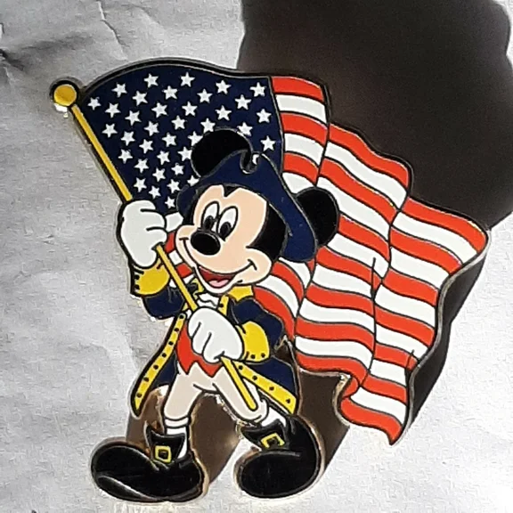 Disney American Flag Mickey Mouse Pin