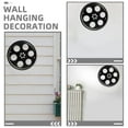 thumbnail image 3 of 2pcs Metal Film Reel Wall Decor Vintage Style Movie Theater Wall Art Pendant Antique Metal Film Reel Wall Sign Decoration, 3 of 8