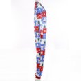 thumbnail image 5 of Seyurigaoka Christmas Family Jumpsuit, DON´T MOOSE WITH ME Print Ribbed Close-up Festive Clothing, 5 of 6