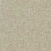 Advantage Larimore Light Brown Faux Fabric Wallpaper