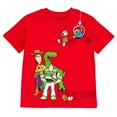 thumbnail image 5 of Disney Pixar Toy Story Woody Buzz Lightyear Slinky Dog Toddler Boys T-Shirt and Mesh Shorts Outfit Set Toddler to Little Kid, 5 of 5