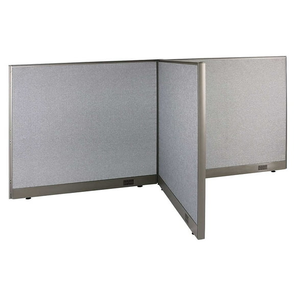 GOF T-shaped Freestanding Partition (48”D x 96”W x 48”H) Office Room Divider, Privacy Screen, Workstation Cubicle