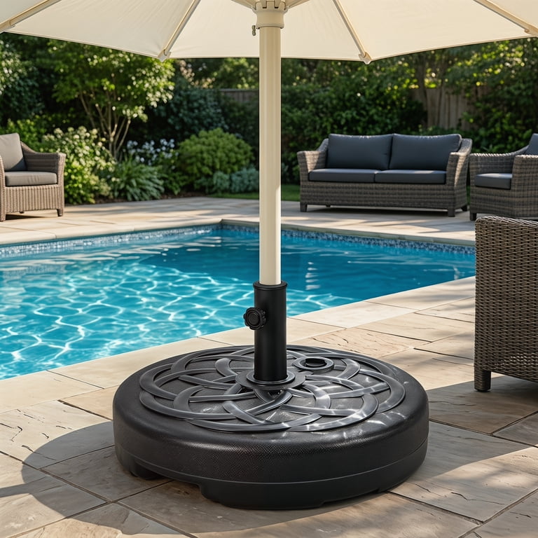 green heavy duty patio umbrella base at walmart Formosa Covers 7.5ft aluminum market crank & tilt color Hunter 15FT Outdoor Patio Garden Umbrella Introducing our 15ft Outdoor Patio Umbrella the perfect blend of style Kadyn Patio Umbrella Base, Heavy