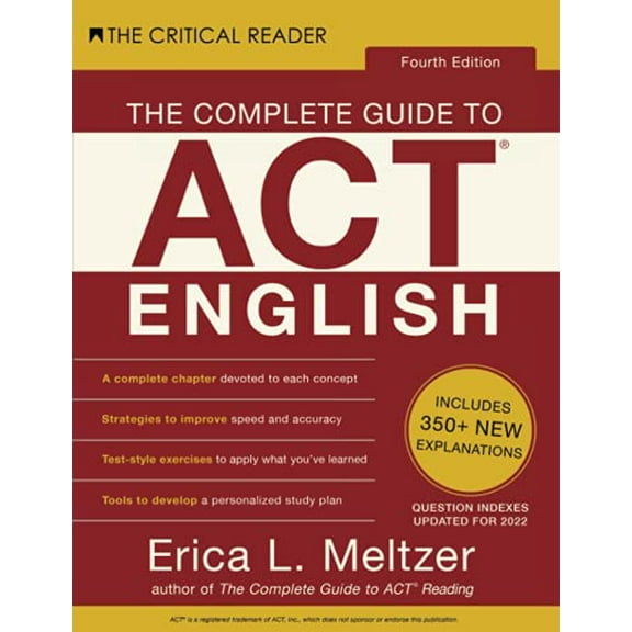 Pre-Owned The Complete Guide to ACT English, Fourth Edition Paperback