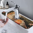 thumbnail image 7 of Pofeuu Countryside Fruit White Horse Print Splash Guard for Sink Faucet Sink Gadgets-Splash Guard Behind Faucet Drip Catcher for Kitchen, Bathroom,Sink Mat, 7 of 7
