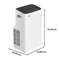 thumbnail image 2 of Aire Acondicionado Portátil Toshiba Deshumidificador Inteligente con Wi-Fi y Pantalla Led 3 en 1 6000 BTU, 2 of 12