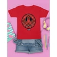 thumbnail image 3 of Plaid Smile - Trendy Checkered Emoji Design Youth's T-shirt, 3 of 4