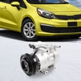 thumbnail image 2 of Silver+Black AC Compressor with Clutch CO 10980C Fits Kia Rio 1.6L A/C Compressor For 2006-2008 2009 2010 2011 W/AC Clutch NEW, 2 of 14