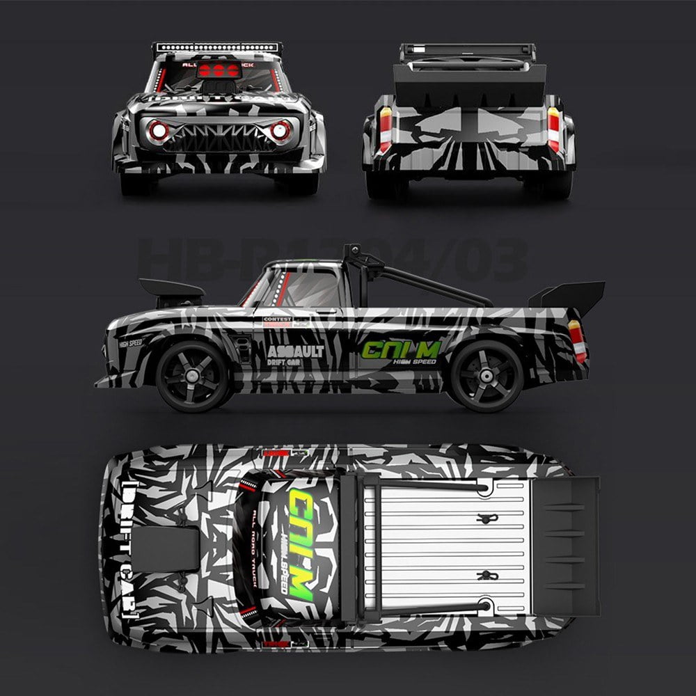 1:12 4WD Remote Control Drift Car High-Speed Racing Vehicle with LED Lights
