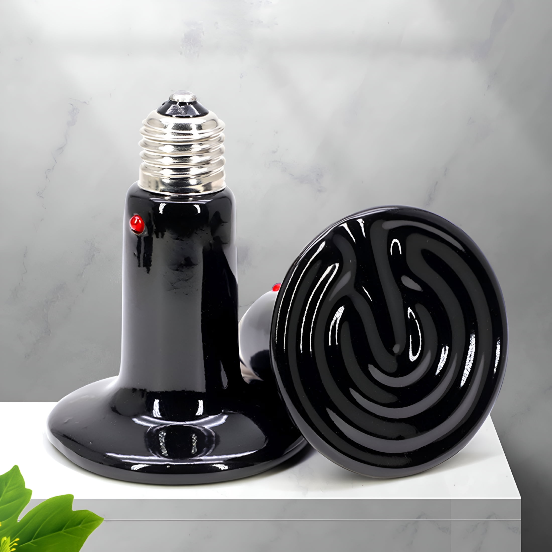 100W Ceramic Heat Emitter For Reptiles - 2 Pack | No Light Heat Lamp Bulb For Tanks, Chicken Coops, Pets | E26 Base, 10,000 Hour Lifespan - View #6