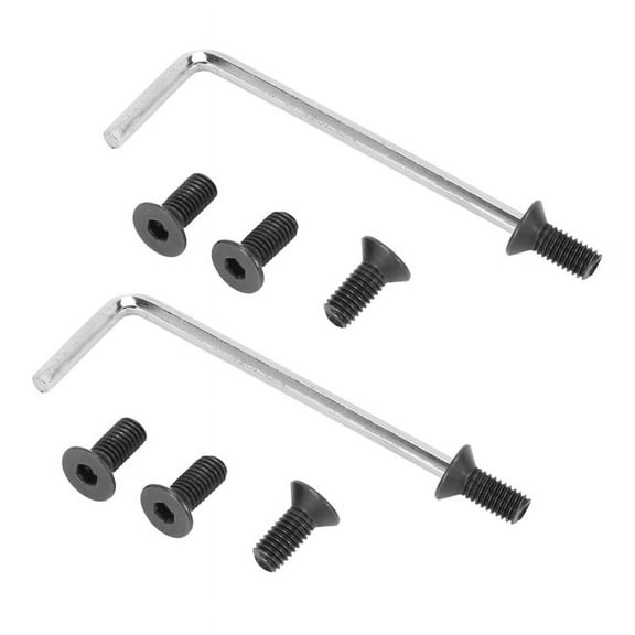 8Pcs Scooter Handlebar Front Fork Tube Screws With Hexagon Handle Replacement Parts Kits for M365 Es2