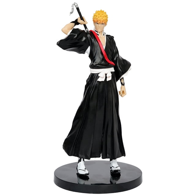 Figura de anime Bleachs Kurosaki Ichigo dibujando la espada