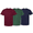 Athletic Dark Green/Athletic Cardinal/Athletic Navy, variant on Hanes Originals SuperSoft Men's Crewneck Short Sleeve Tee, 3-Pack, Sizes S-3XL